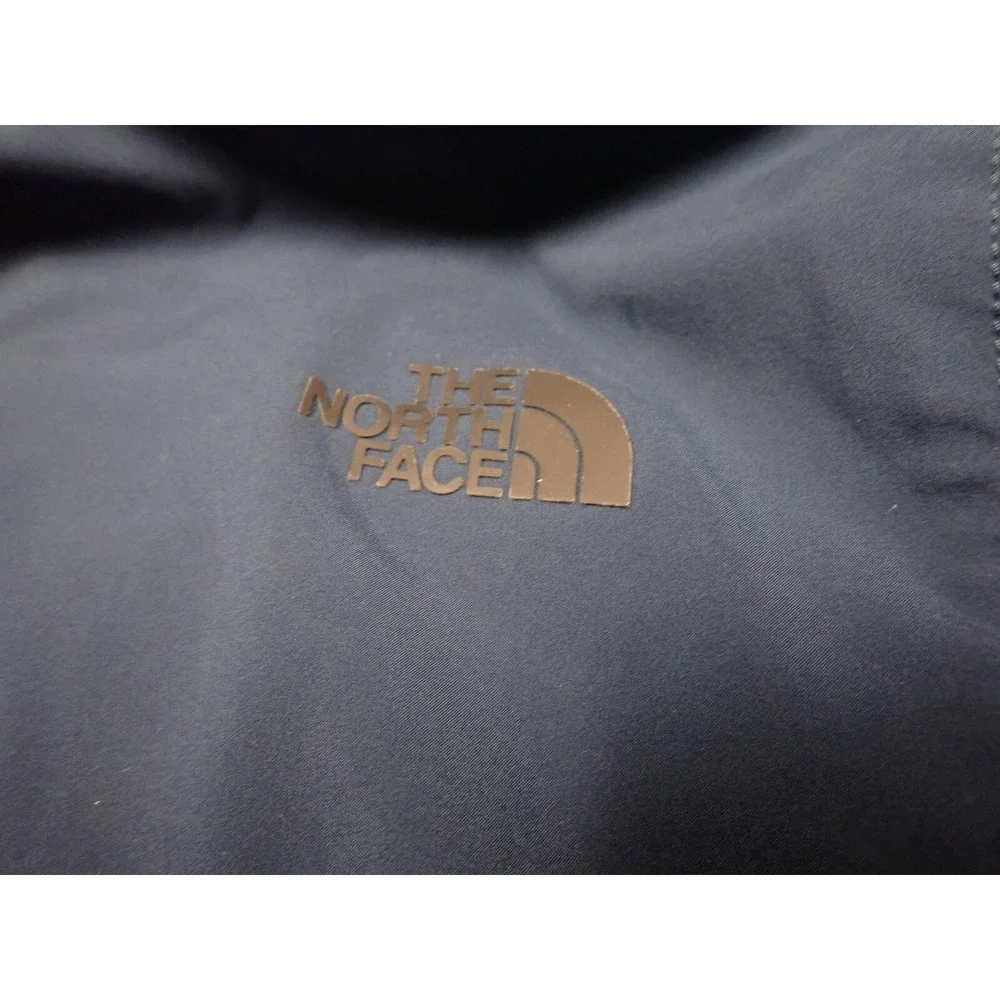 The North Face WindWall Jacket Mens Small Blue Excellent Hooded Softshell Zip‎
